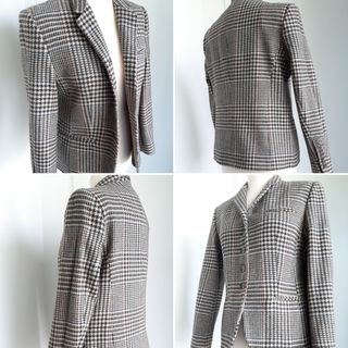Blazer 100% Lana Estampado Pata de Gallo