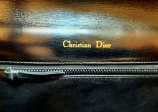 Bolso Dior  negro 1950 1960 divino