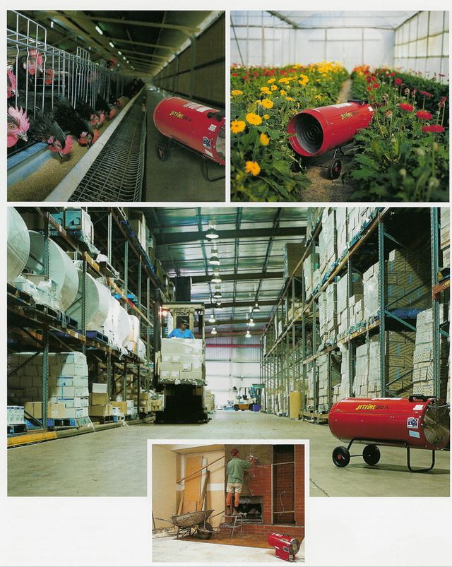 cañones aire caliente