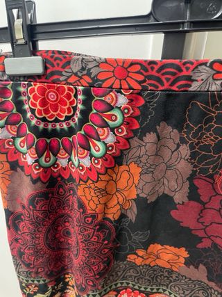 Mini falda estampada