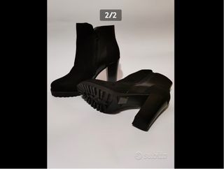 Scarpe donna dècolletè tronchetto plateau n 40