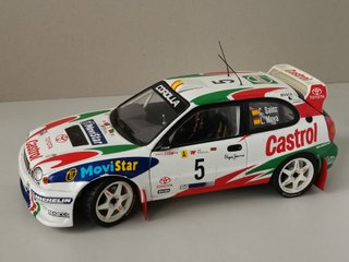 Carlos Sainz Toyota Corolla WRC 1998 AUTOart 1:18 de segunda mano