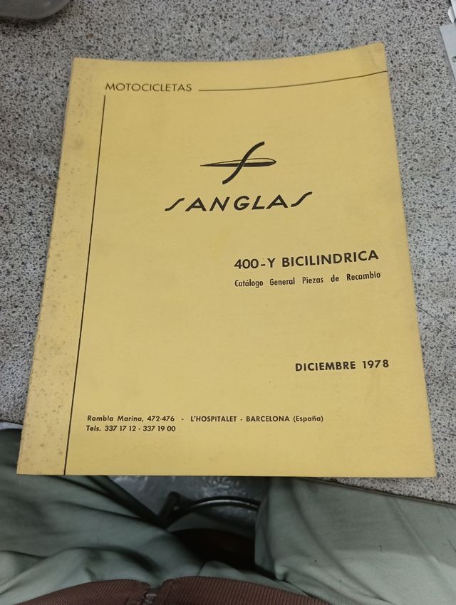 Catalogo piezas Sanglas 400-Y