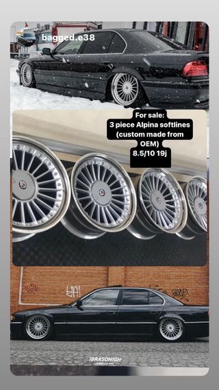 Llantas 3 piezas alpina BBS