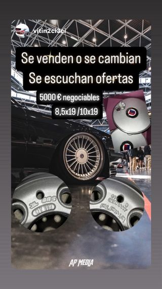 Llantas 3 piezas alpina BBS