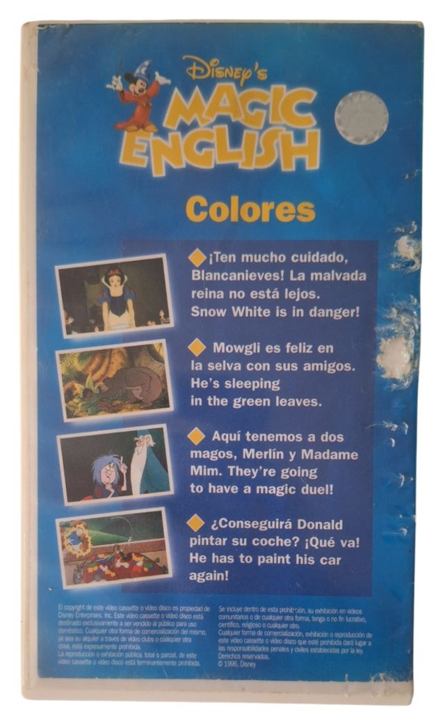 VHS Magic English Colores
