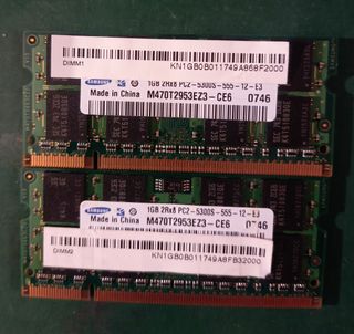 memoria ram 2gb ddr2 667mhz