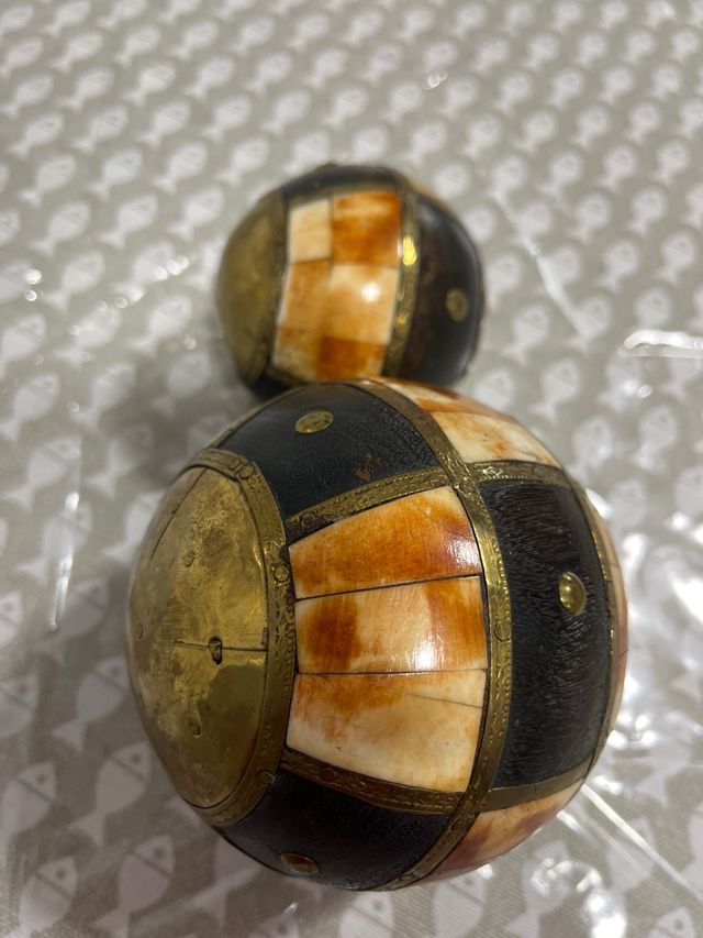 2 bolas adornos