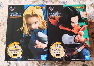 Set Figure Dragon Ball C17&C18 Ichiban Kuji Japan