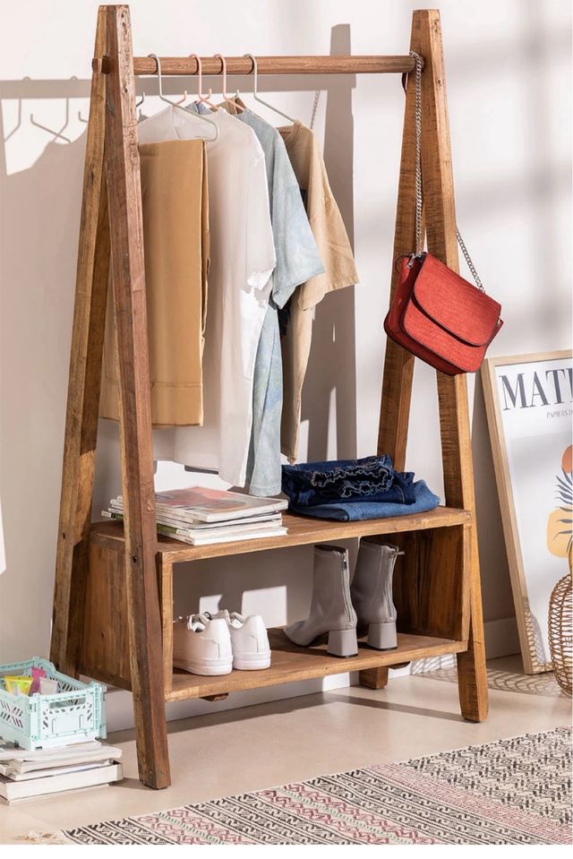 Perchero en Madera  Reciclada