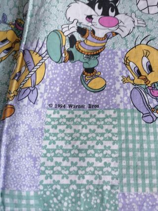 Lenzuola Caleffi letto singolo Titti e Silvestro