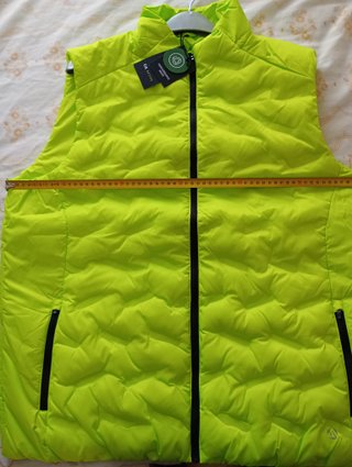 Chaquetón XL sin manga NUEVO verde C&A