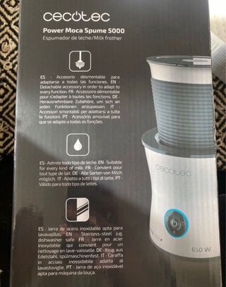 Espumador cecotec power moca