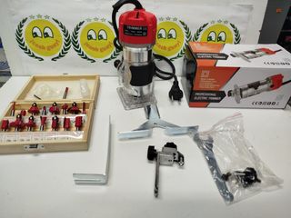 Fresadora trimmer + Accesorios