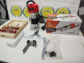 Fresadora trimmer + Accesorios