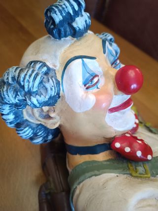 Figura de Payaso años 90 de 70 cm
