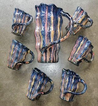 Juego jarras y vasos