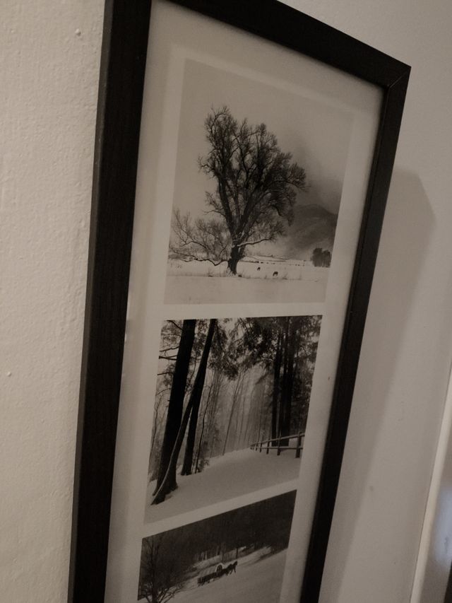 Cuadro antiguo otoñal