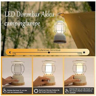 Lampada da Campeggio LED Ricaricabile Dimmerabile