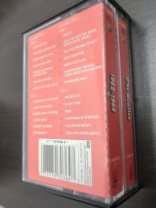 Beatles 1962-66 rolling Stones cassettes