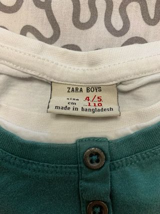 Camiseta manga larga Zara boys