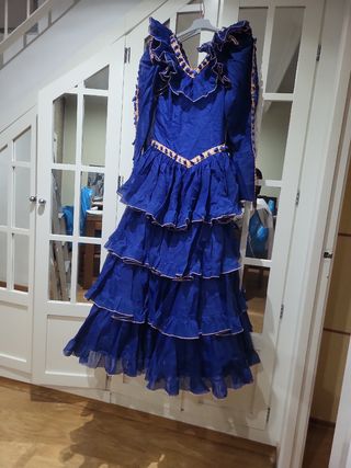 Vestido de sevillanas de tul