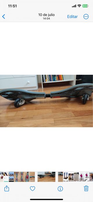 Skate, monopatin giratorio