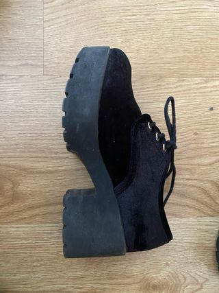 Zapatos plataforma negros