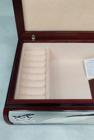 Cofanetto portagioielli Romar in radica e Argento