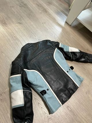 Chaqueta de Moto Helstons Vintage de Cuero
