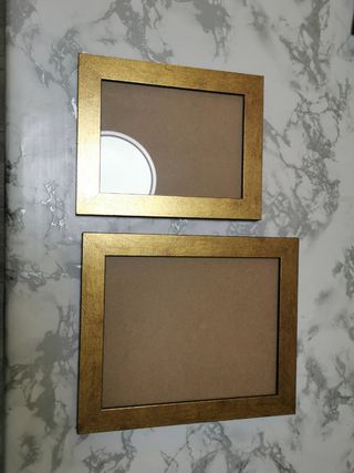 Cuadros color dorado nuevos