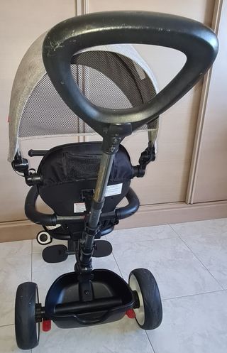 Triciclo evolutivo Qplay Rito Evo gris.