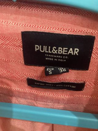 Camisa rosa de Pull&Bear