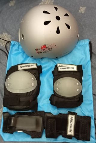 Casco y protecciones Decathlon Skate Pat