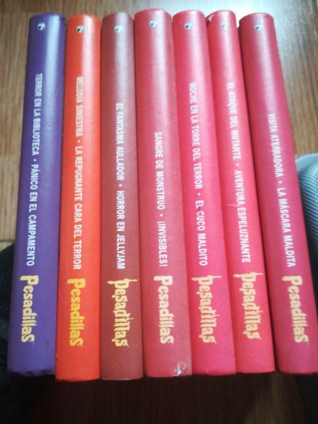 Libros colección pesadillas