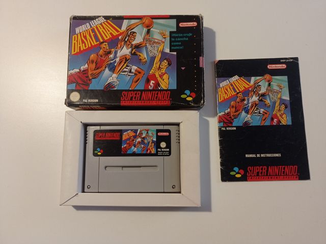 WORLD LEAGUE BASKETBALL SUPER NINTENDO SNES PAL E