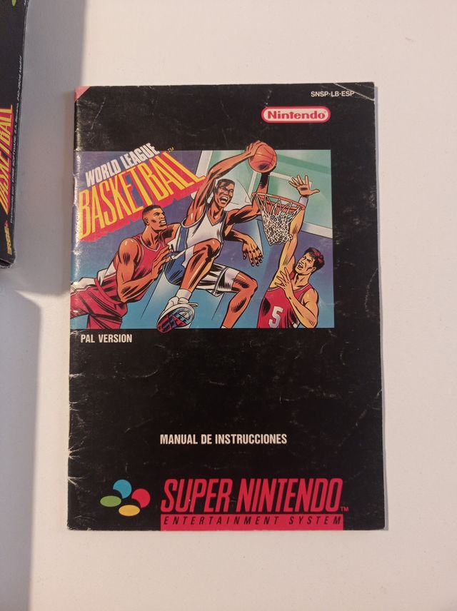 WORLD LEAGUE BASKETBALL SUPER NINTENDO SNES PAL E