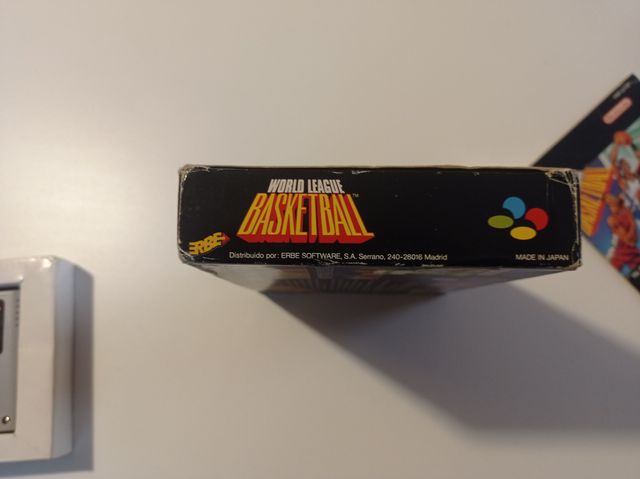 WORLD LEAGUE BASKETBALL SUPER NINTENDO SNES PAL E
