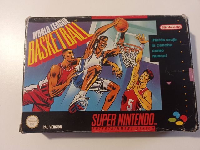 WORLD LEAGUE BASKETBALL SUPER NINTENDO SNES PAL E