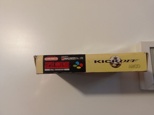 KICK OFF SUPER NINTENDO SNES PAL ESPAÑA ORIGINAL
