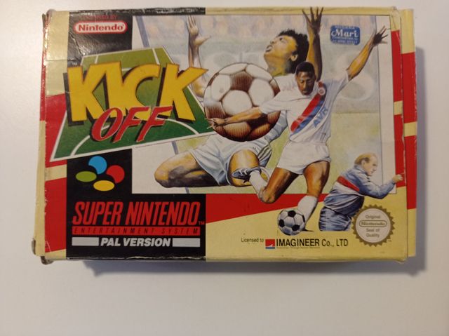 KICK OFF SUPER NINTENDO SNES PAL ESPAÑA ORIGINAL