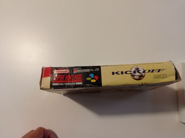 KICK OFF SUPER NINTENDO SNES PAL ESPAÑA ORIGINAL