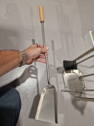 Juego de útiles para chimenea de leña