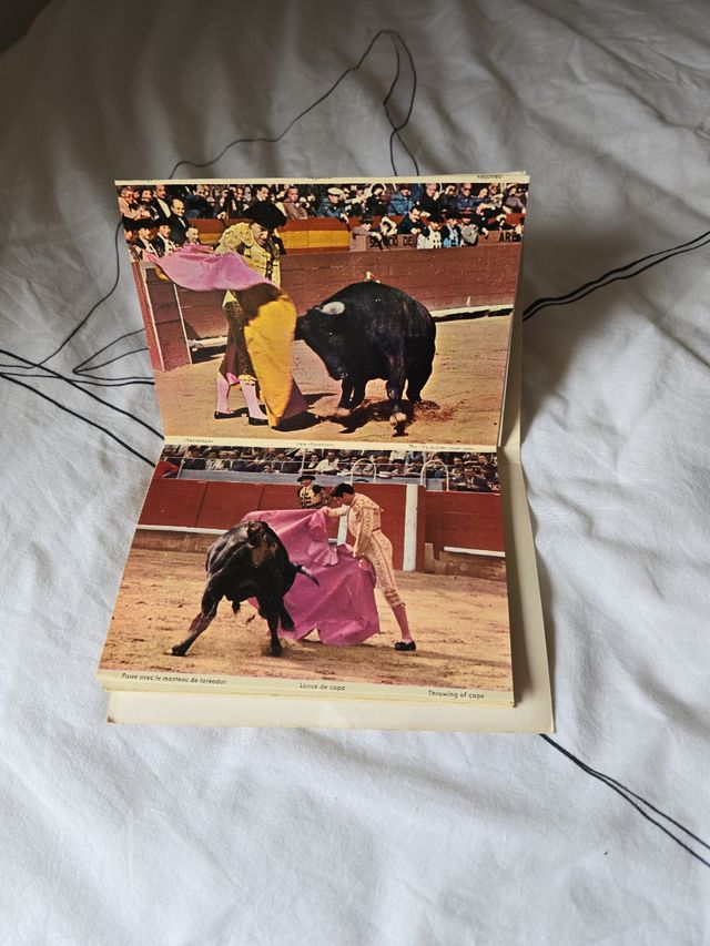 Carpeta de postales vintage