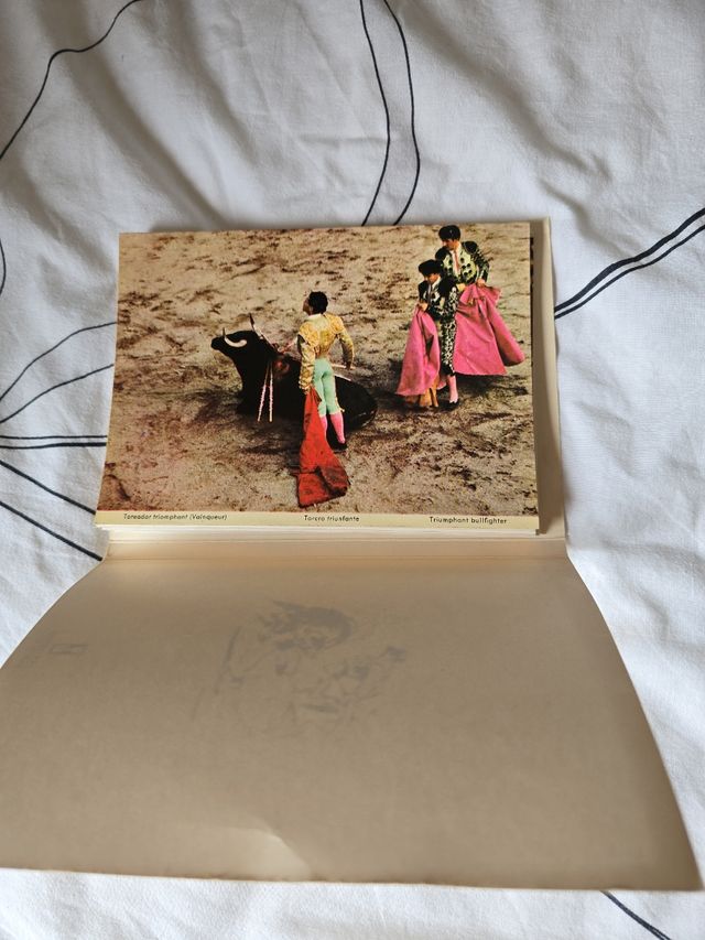 Carpeta de postales vintage