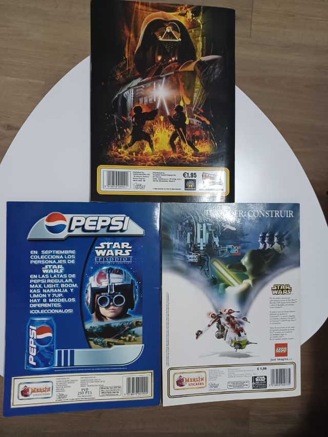 StarWars Álbumes Episodios 1-2 y 3 