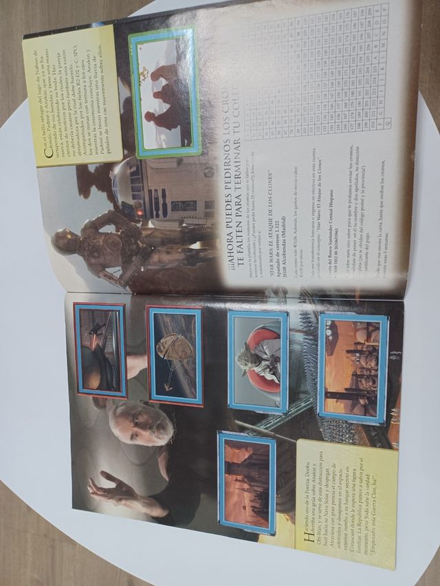 StarWars Álbumes Episodios 1-2 y 3 
