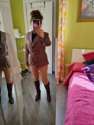 Chaqueta piel natural. 