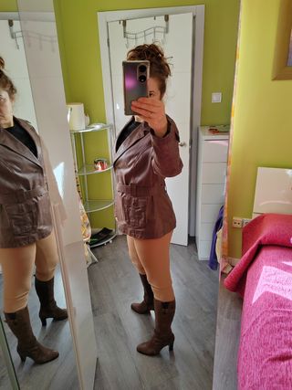 Chaqueta piel natural. 