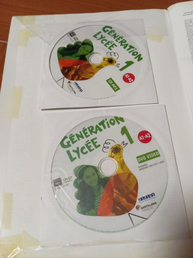 GÉNÉRATION LYCÉE A1/A2 ELEVE+CD+DVD